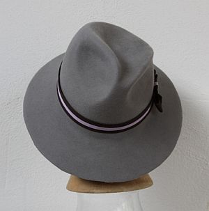 CB158 Asymmetric trilby hat block