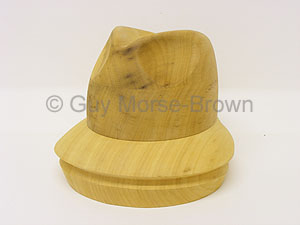 CB112 – Trilby Block - Guy Morse-Brown Hat Blocks